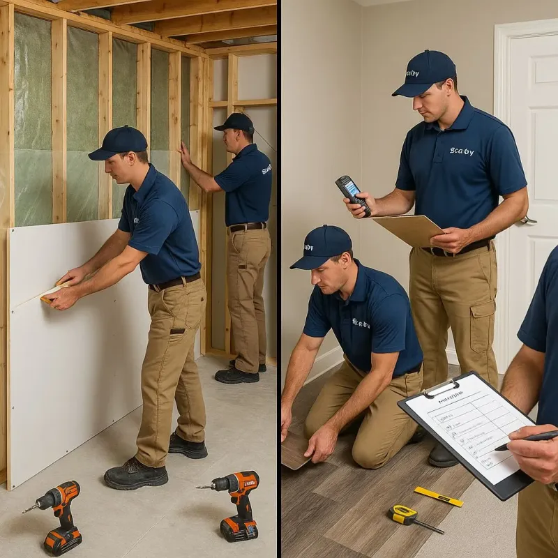Repairs and Reconstruction process in Travis Ranch, TX